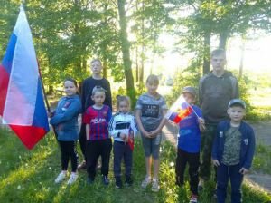 Участники мероприятия в честь Дня России