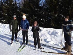 Участие в зимних видах спорта