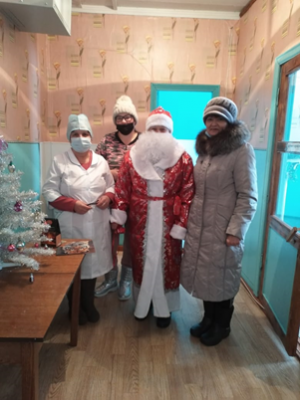 Поздравление односельчан с Новым годом
